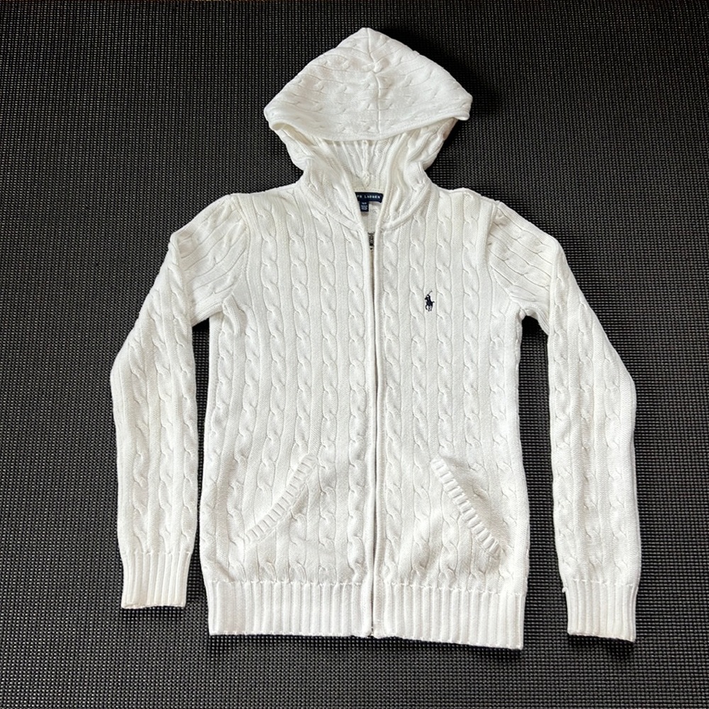 Ralph Lauren Polo Hoodie Sweater Women’s Small 100% Cotton
